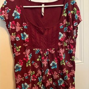 Floral Women's Top Aeropostale woman’s size large